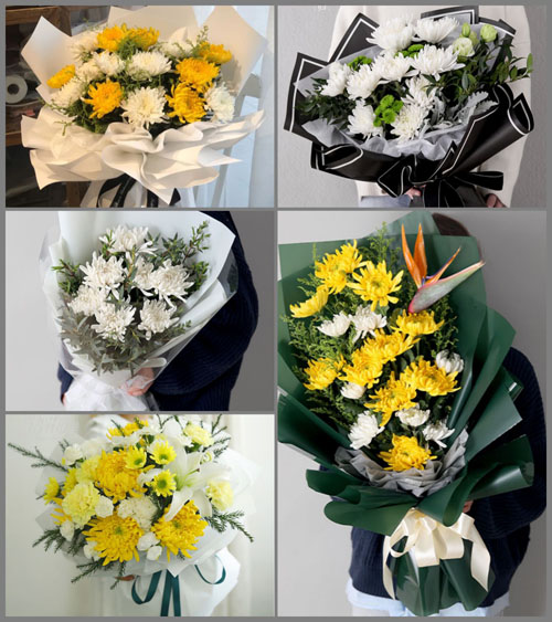 湖南永州祁阳县黄泥塘镇双联村白事花束代送